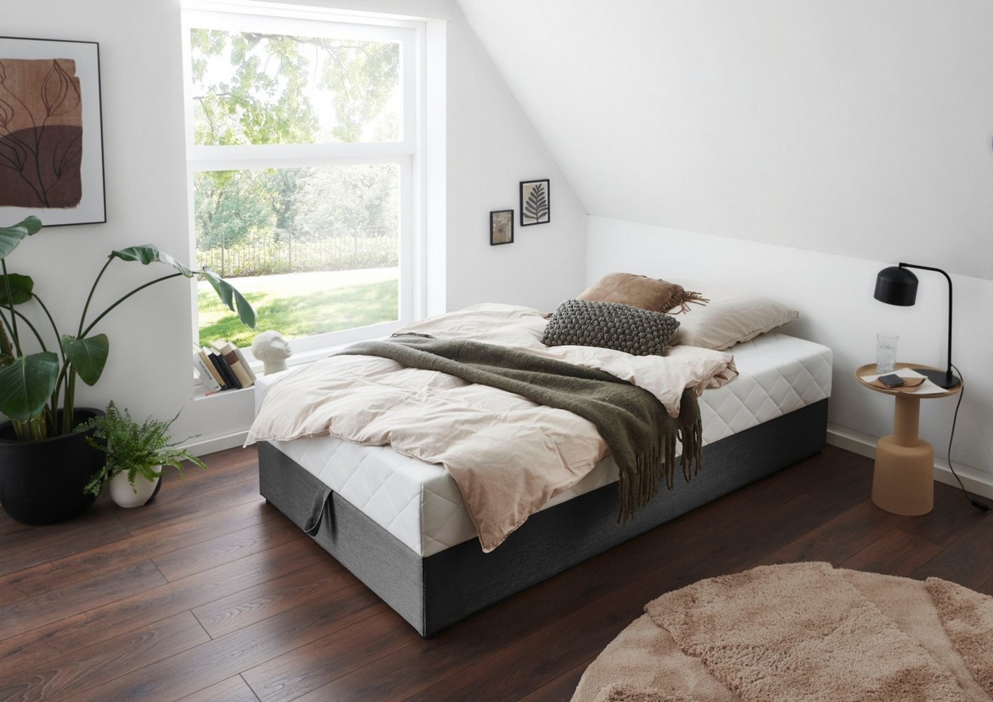 ATLANTIC home collection Boxbett BELINA, mit Taschenfederkernmatratze und geräumigem Bettkasten Bild 1