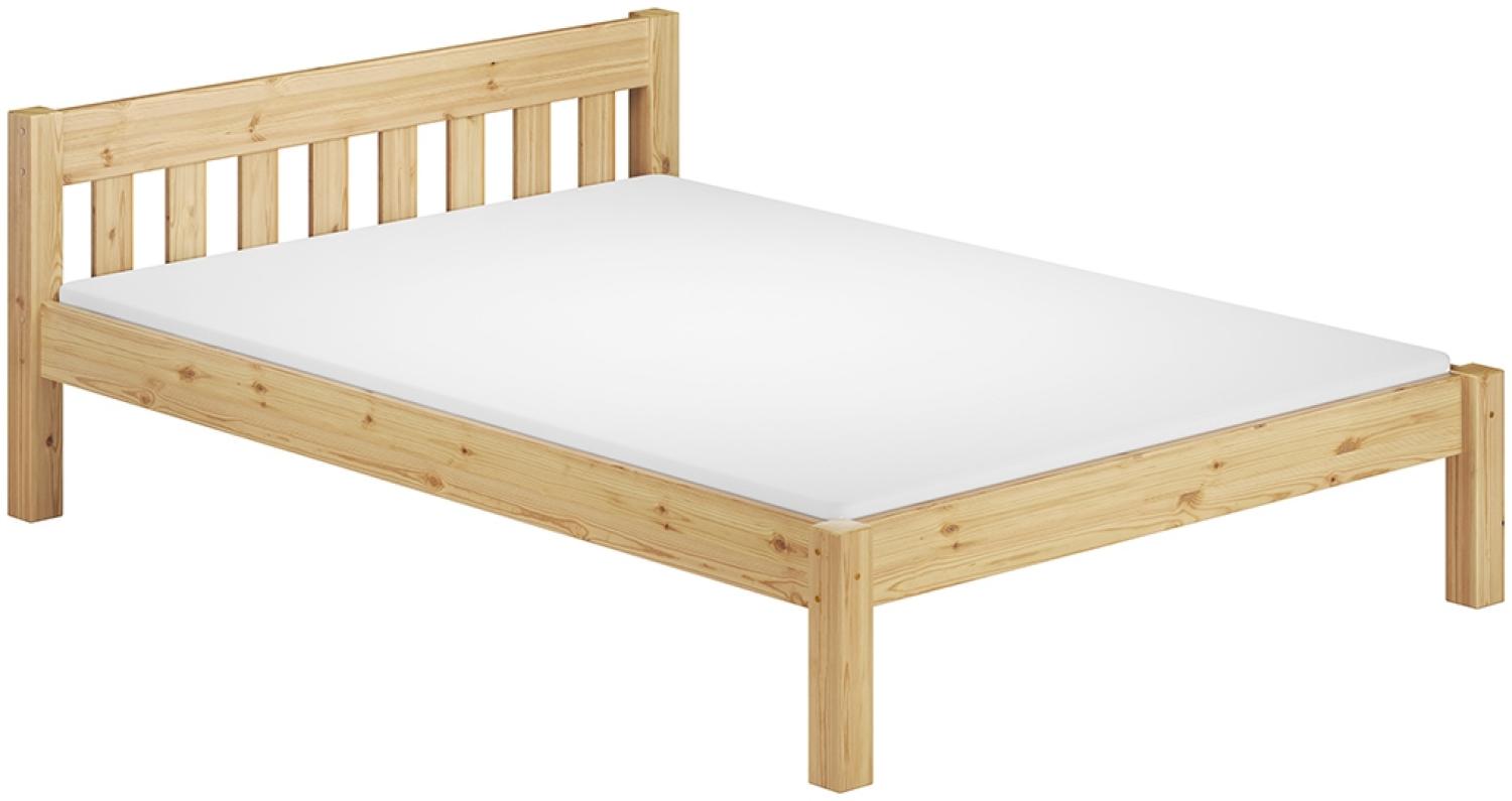 Erst-Holz Futonbett Einzelbett Massivholzbett 120x200 Kieferbett natur Rollrost Matratze 60. 38-12 M Bild 1