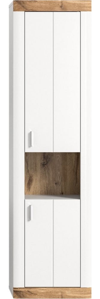 furnling Hängeschrank Lauri 1 offenes Fach, 2 Türen, Badschrank, Badmöbel, modern, 45 cm breit Bild 1