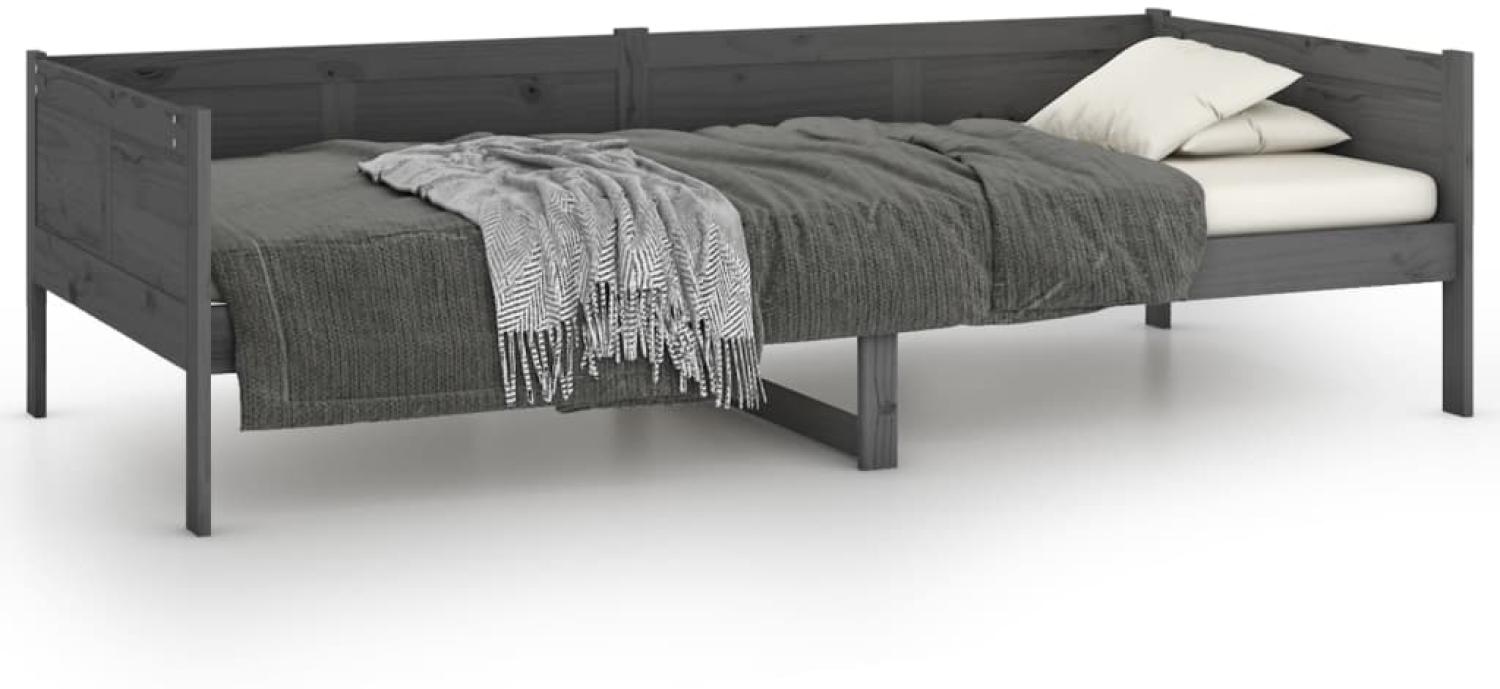 vidaXL Tagesbett Grau Massivholz Kiefer 80x200 cm [820244] Bild 1