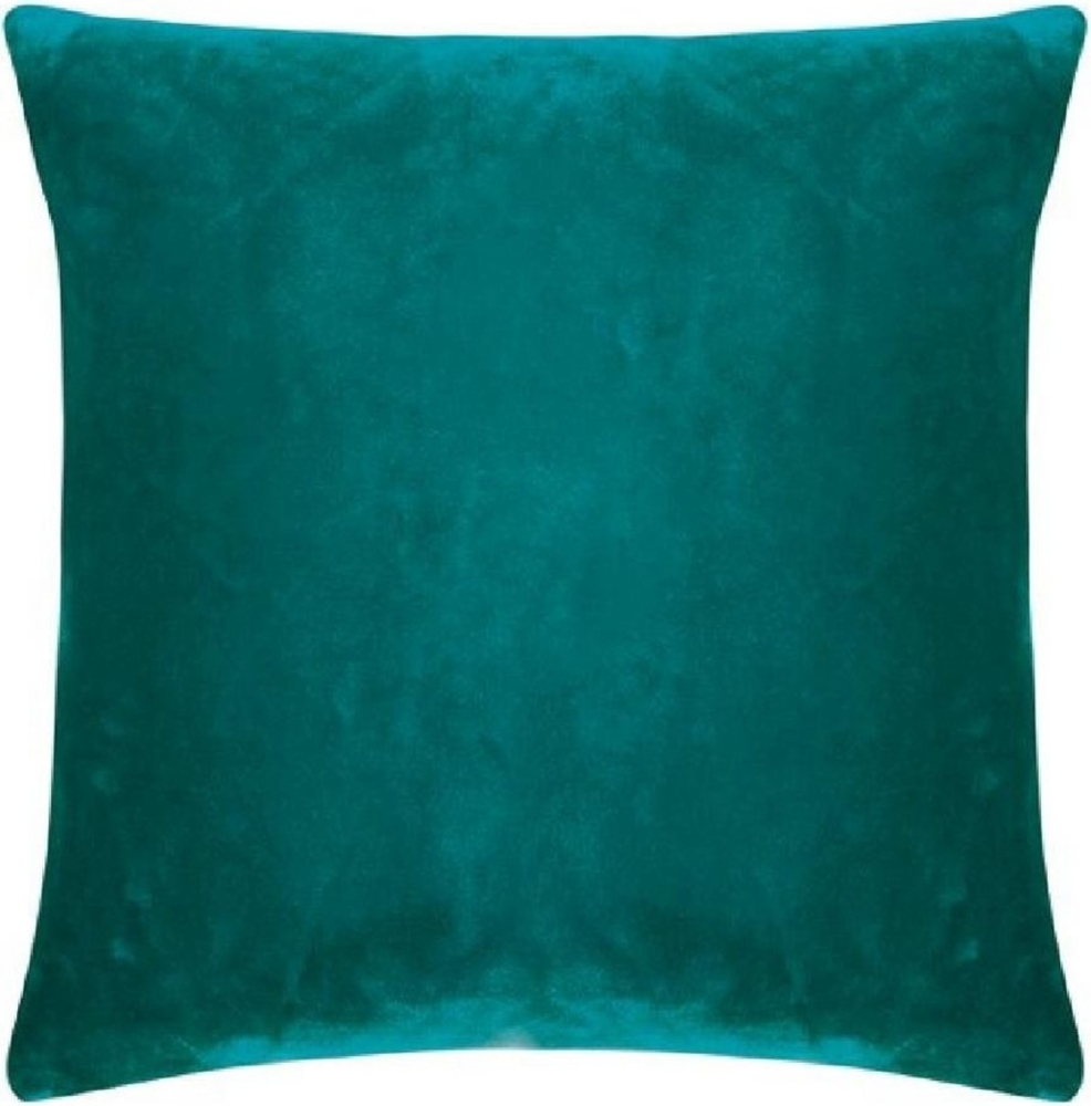 PAD Kissenhülle Samt Smooth Petrol Blau (40x40 cm) 10424-I90-4040 Bild 1