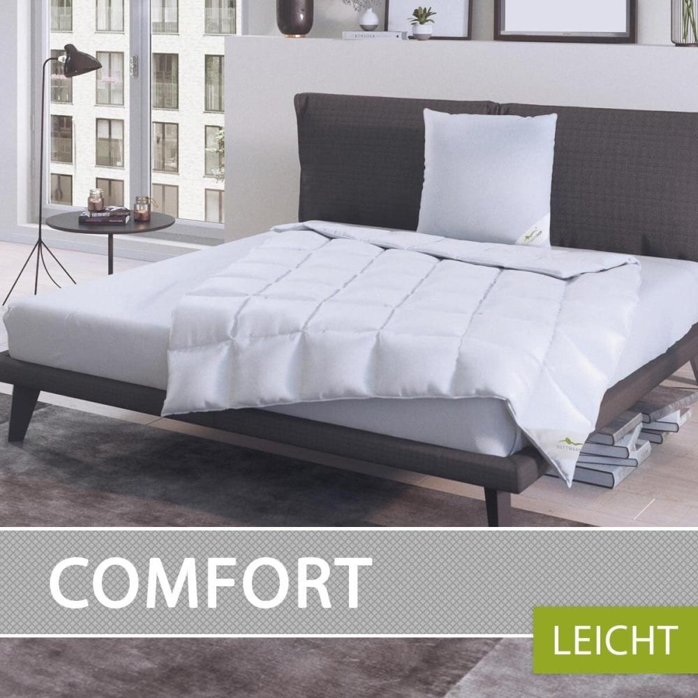 BettwarenShop Daunendecke Comfort leicht, Füllung: 60% Daunen, 40% Federn|155x220 cm Bild 1