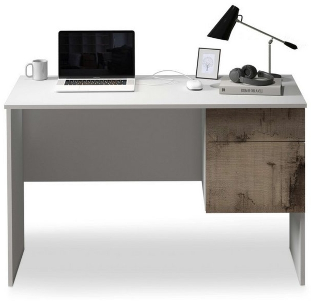 INOSIGN Schreibtisch Coro, kleiner Computertisch, Bürotisch, mit 1 Tür & 1 Schublade, Breite 110 cm, Made in Italy Bild 1