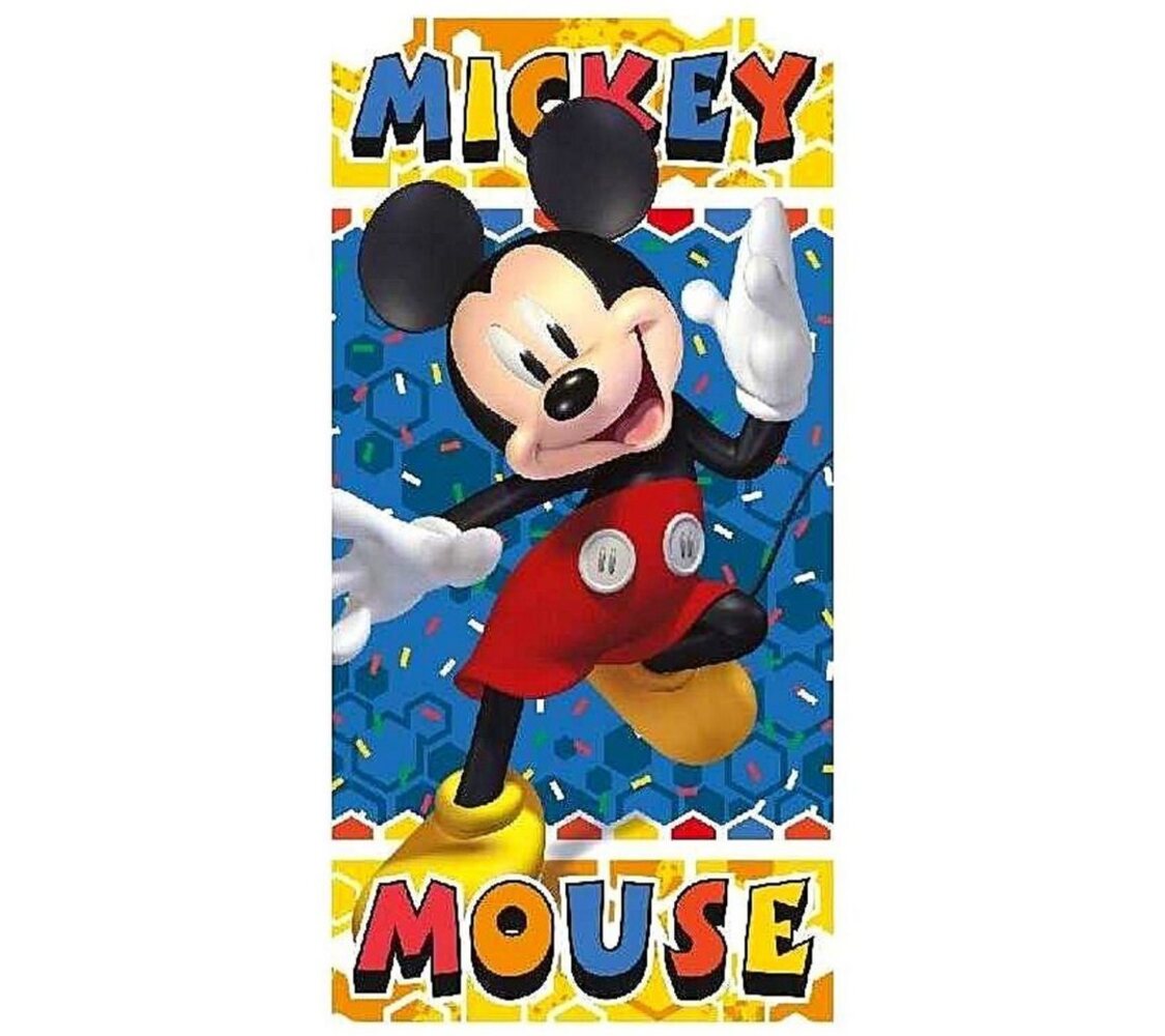 Disney Mickey Mouse Badetuch Mickey Maus, Baumwollmischung, Jungen Badehandtuch 70 x 140 cm aus Baumwolle Bild 1