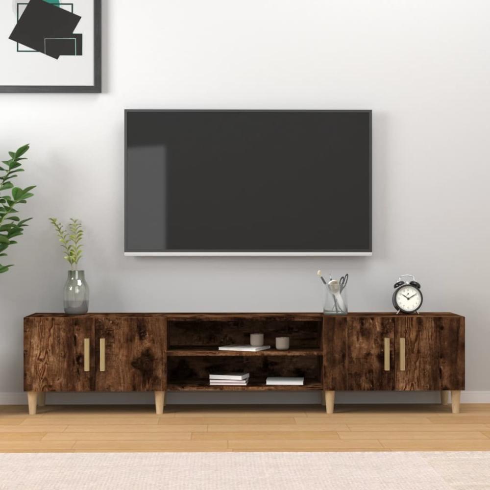 vidaXL TV-Schrank Räuchereiche 180x31,5x40 cm Holzwerkstoff 816261 Bild 1