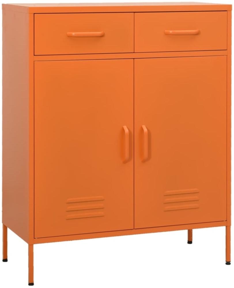 vidaXL Lagerschrank Orange 80 x 35 x 101,5 cm Stahl [336156] Bild 1