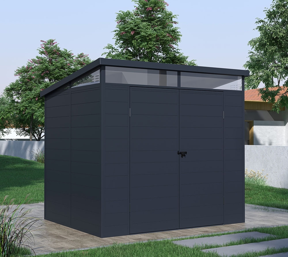 Westmann Kunststoff Gerätehaus Topia L | mit Bild 1