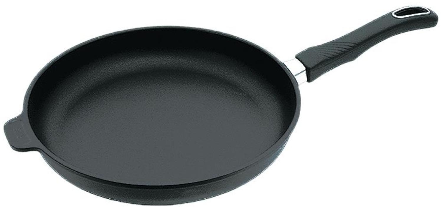Gastrolux Guss Bratpfanne mit Stiel, D=26cm, H=4cm mit Induktion 17126B Bild 1