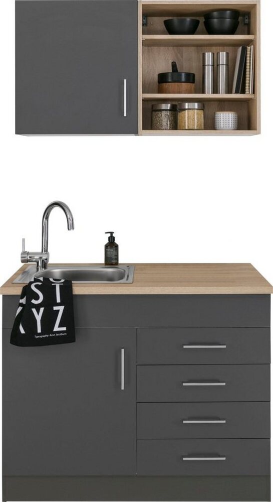 KOCHSTATION Pantryküche KS-Mali, Breite 100 cm, wahlweise mit E-Geräten Bild 1