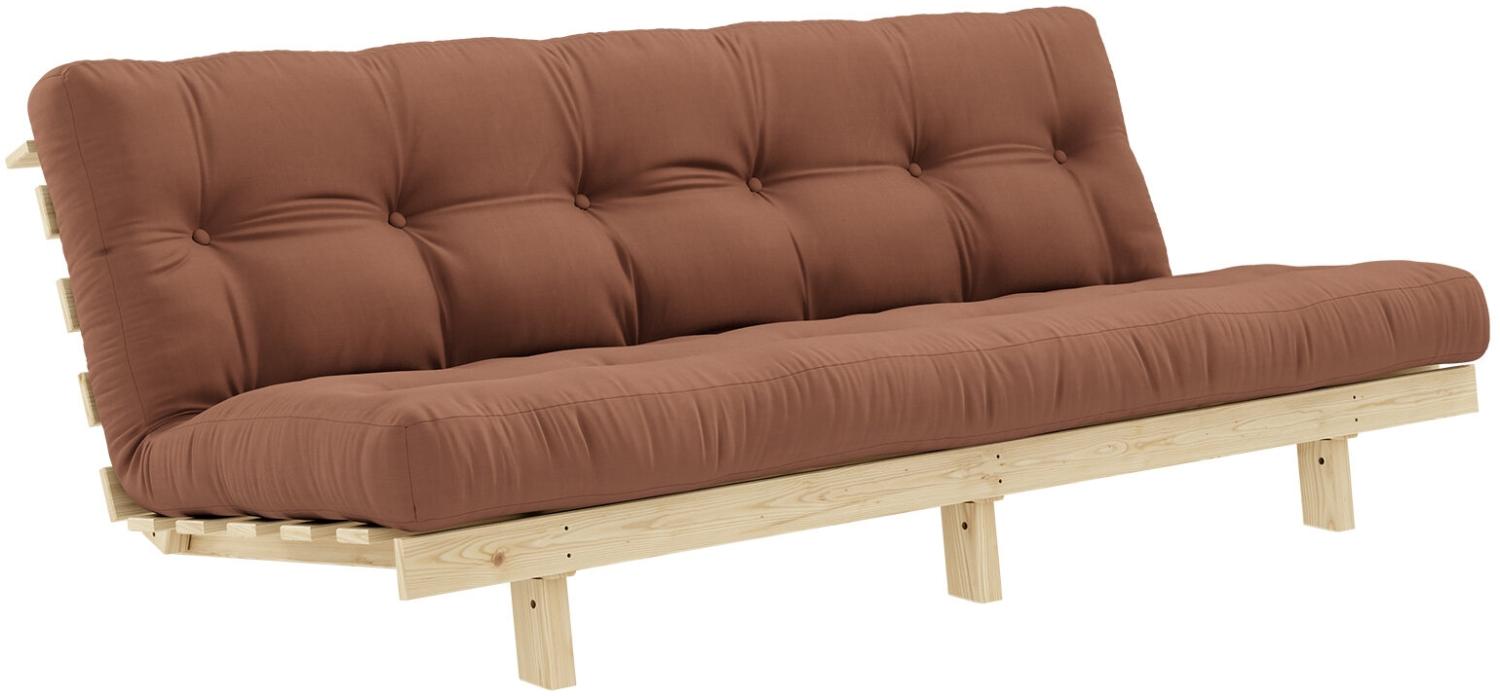 Karup Design LEAN Futonsofa Gestell Natur, Matratze Clay Brown Bild 1