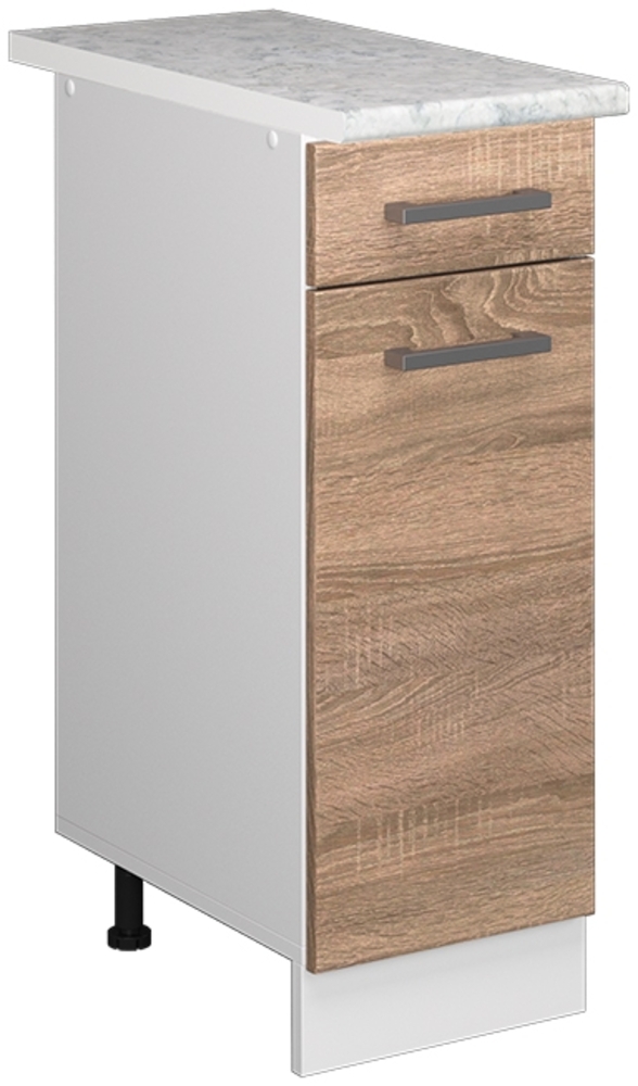 Vicco Küchenunterschrank Sonoma 30 cm , AP Marmor, R-Line Bild 1