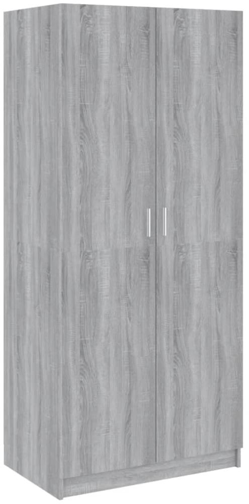 Kleiderschrank, Holzwerkstoff, Grau Sonoma 80 x 52 x 180 cm Bild 1