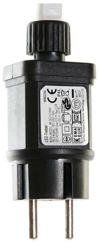 LED-Lichtvorhang DKD Home Decor Weihnachten Weiß PVC (200 x 1 x 200 cm) Bild 1