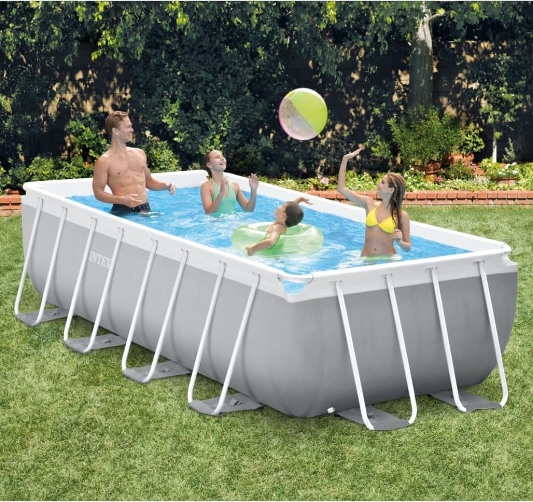 Intex Swimmingpool-Set Prism Frame Rechteckig 400 x 200 x 100 cm 92018 Bild 1