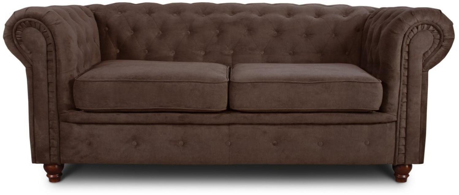 Sofnet Sofa Asti 2, Chesterfield Sofa 2-er, Sofagarnitur, Glamour Couch Bild 1