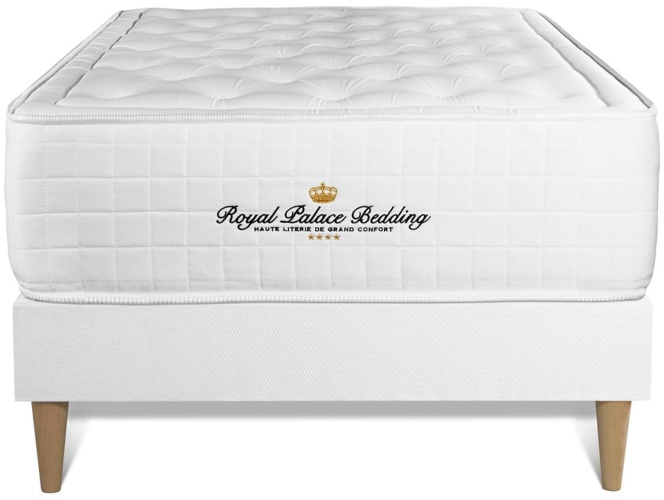 Matratze Buckingham 90 x 200 cm + Bettgestell mit lattenrost , Härtegrad 2 , Memory-Schaum , Höhe : 30 Bild 1