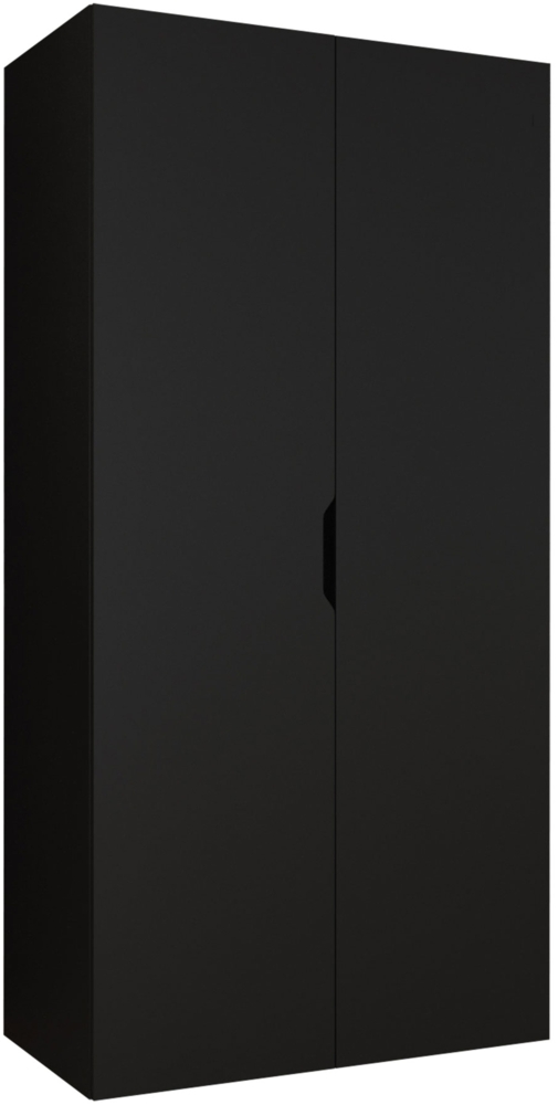 Kleiderschrank Midere 100 (Farbe: Schwarz) Bild 1