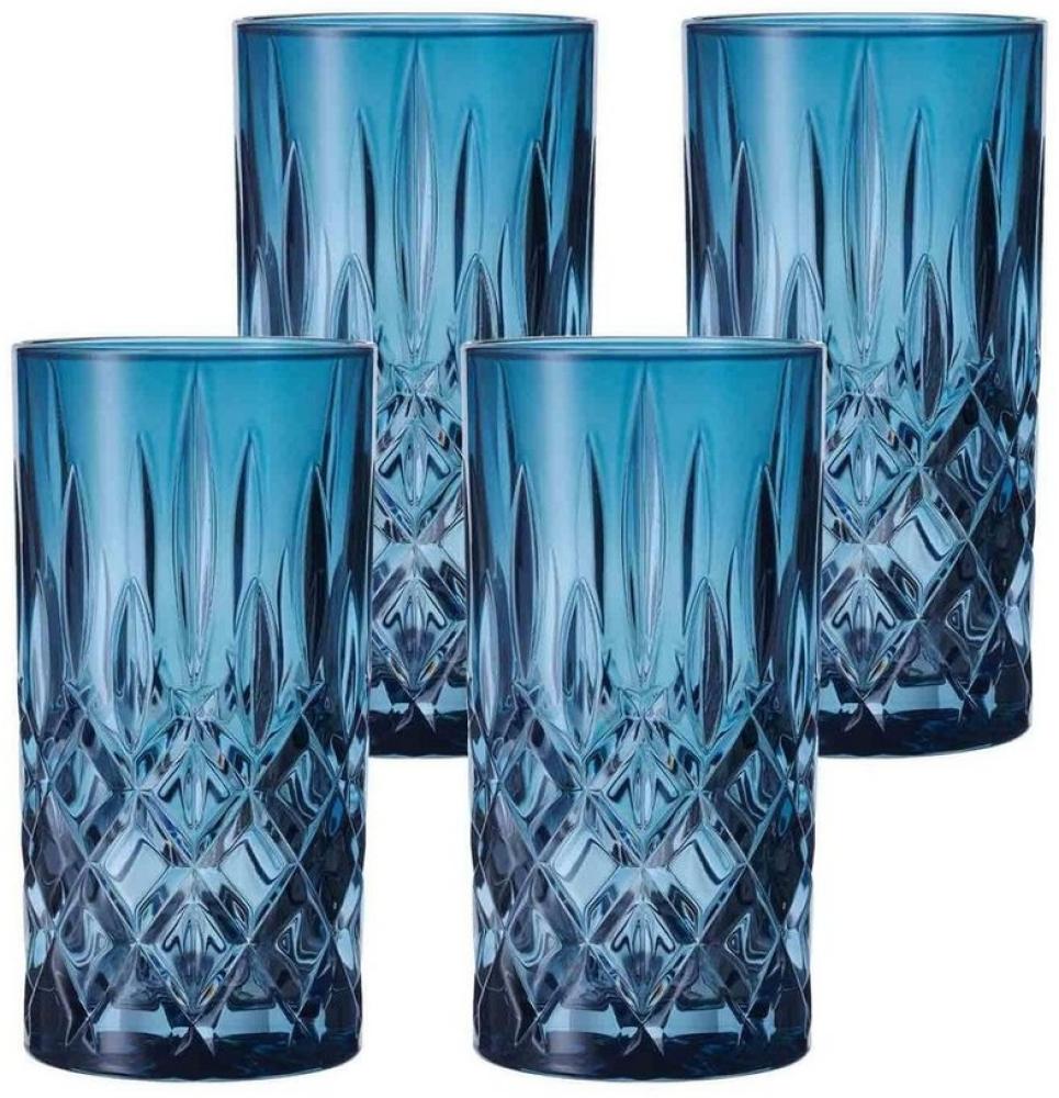 Nachtmann Noblesse Longdrinkgläser vintage blue 4er Set Bild 1