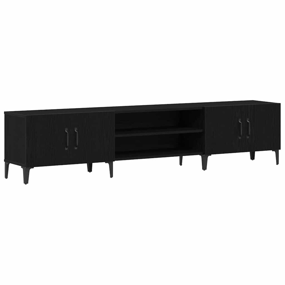 vidaXL TV-Schrank Schwarze Eiche 180 x 31,5 x 40 cm Holzwerkstoff 862818 Bild 1