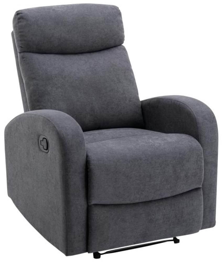 Vente-unique - Relaxsessel - Stoff - Grau - EVELYN Bild 1