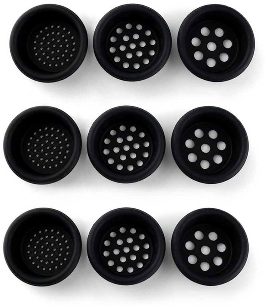 Ankerkraut Gewürzbehälter Korkenglas Streuaufsatz, 3er-Set 3 x 3 Lochgrößen Bild 1