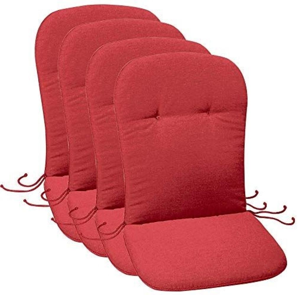 4 BEST Sitzkissen rot 45,0x96,0 cm Bild 1