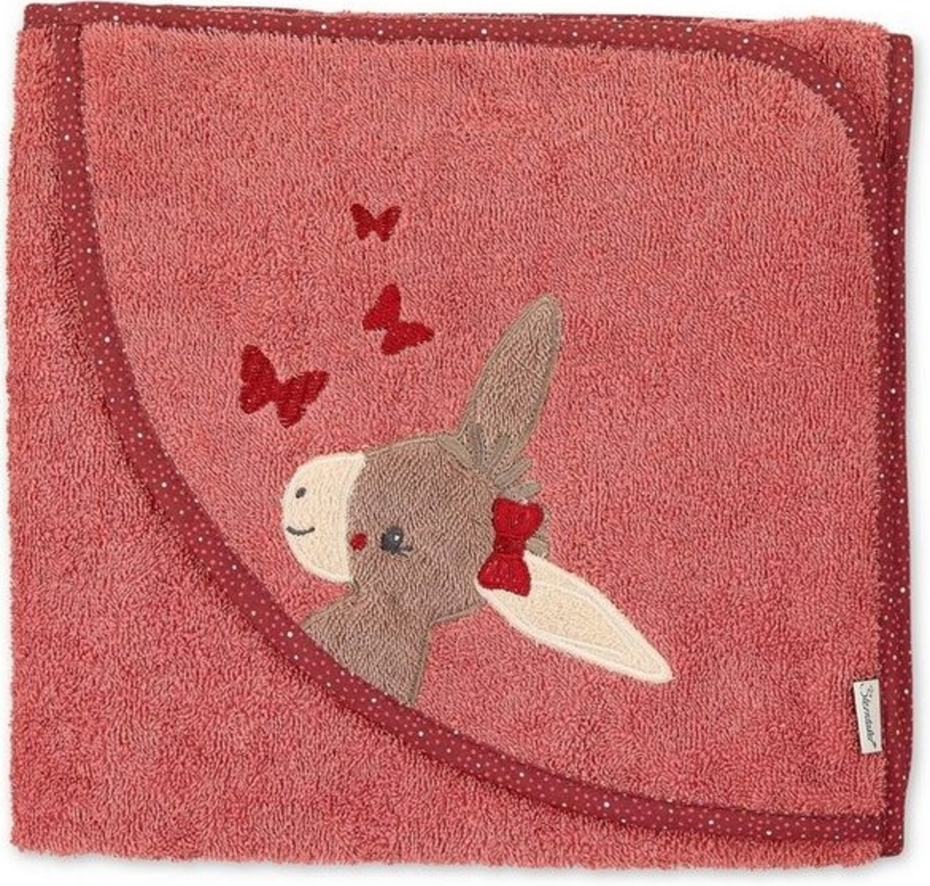 Sterntaler Kapuzenbadetuch 100x100 Emmilius grün Bild 1