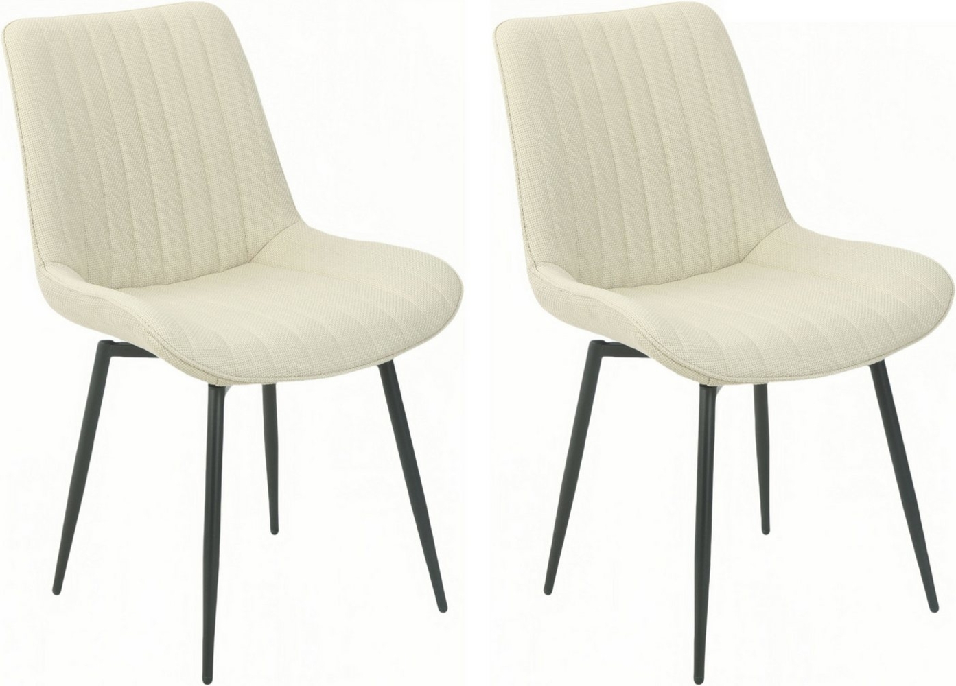 HELA Drehstuhl Vierfußstuhl BERGEN (Set, 2 St), Esszimmerstuhl, XL-Sitzbreite, 360° drehbar Bild 1