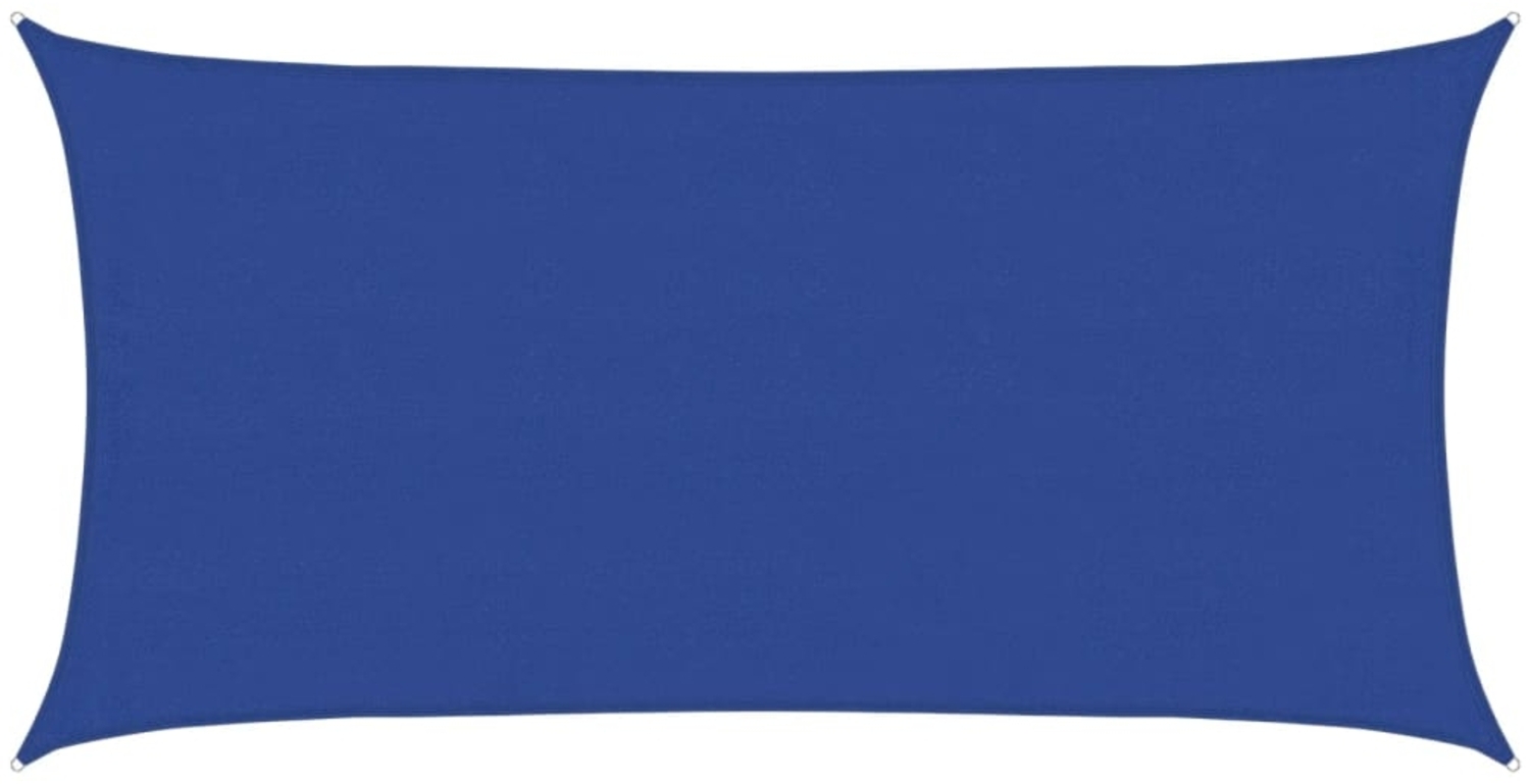 vidaXL Sonnensegel 160 g/m² Rechteckig Blau 4x7 m HDPE 311520 Bild 1