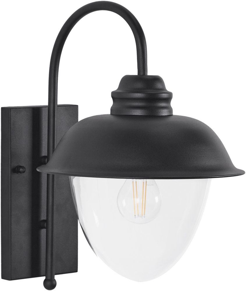 Außenwandleuchte BANKA Schwarz Bild 1