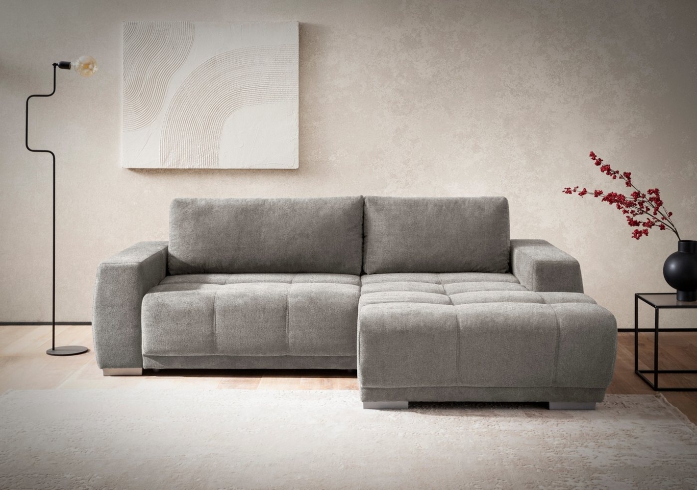 INOSIGN Ecksofa Bolero L-Form, wahlweise mit Bettfunktion & Bettkasten Bild 1