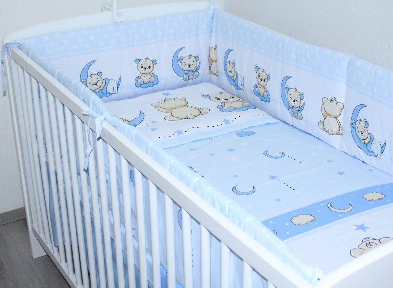 Primawela Bettnestchen Nestchen 420 cm Bettumrandung Baby Bett Kinder Nest Kopfumrandung Bild 1