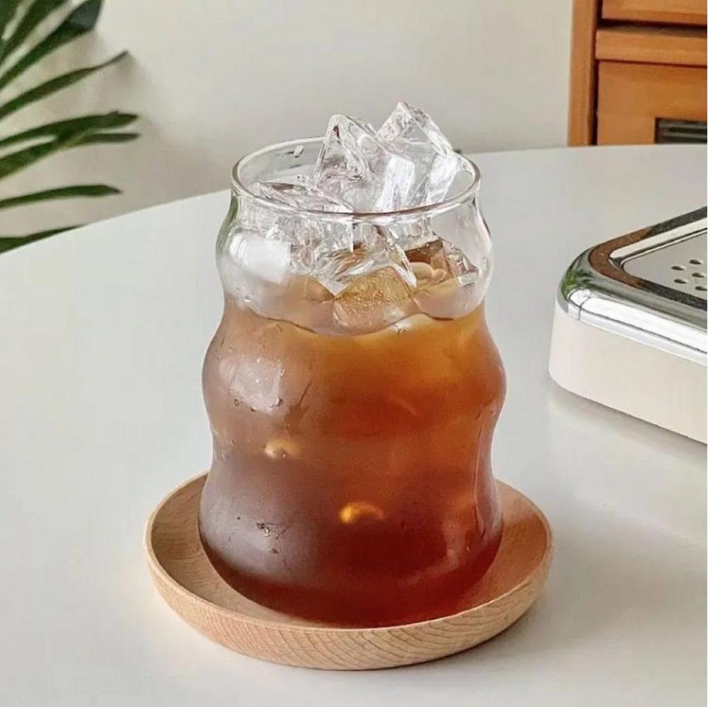 Zoha Glas Bubble Getränkebecher 2er Set Cocktail- 550 ml - Heißgetränke Kaffeeglas, Borosilikatglas, Hitzebeständig Trinkglas Cocktailgläser Eiskaffeegläser Tee Saft Bild 1