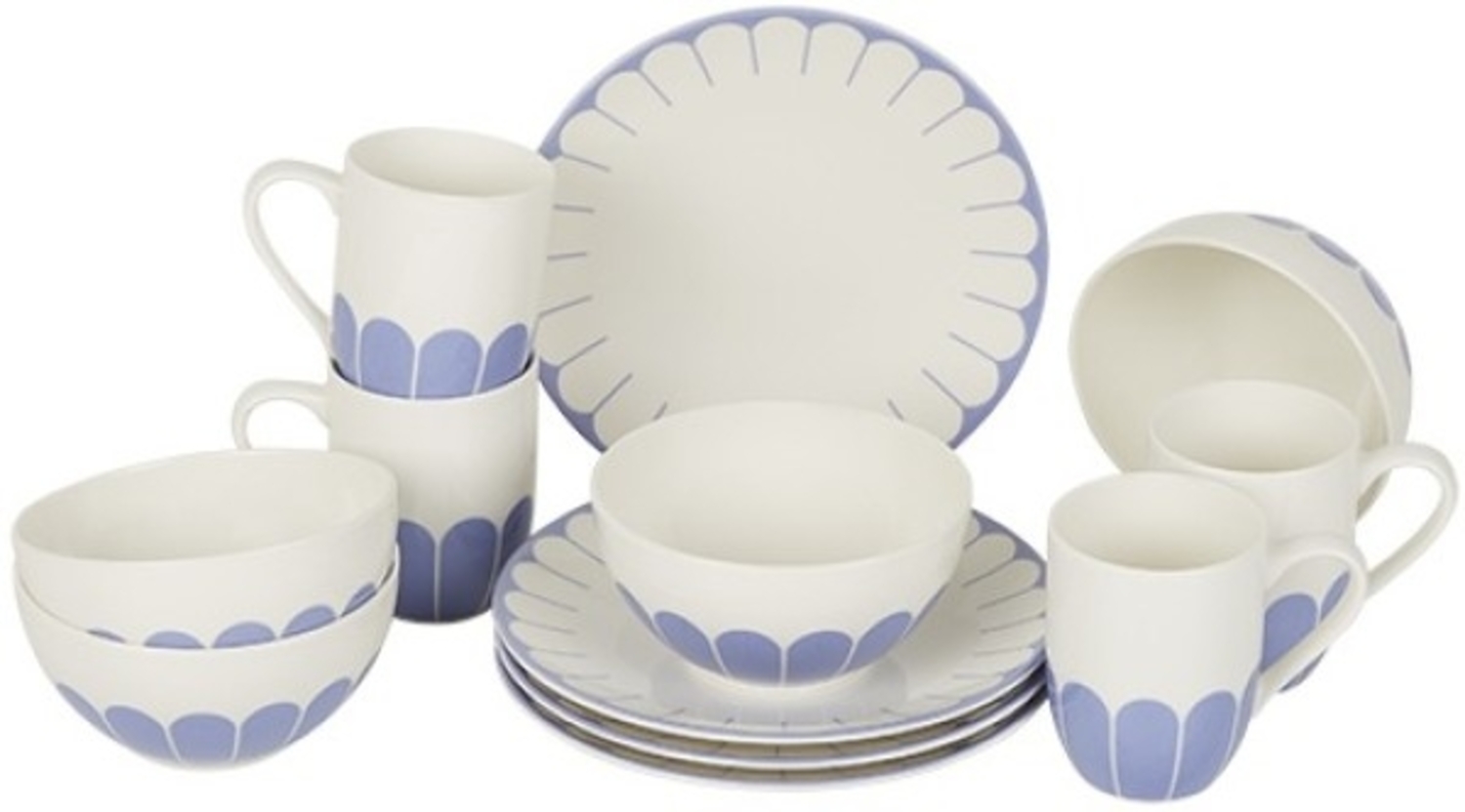 Villeroy & Boch Fleur Bleu Frühstücks-Set für 4 Personen / 12 Teile Bild 1