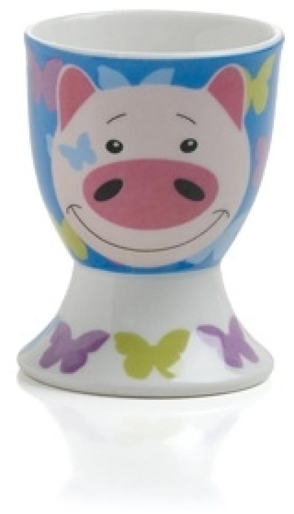 Eierbecher SCHWEIN, Maxwell & Williams, Tickle Critters, Porzellan, Weiß Bild 1