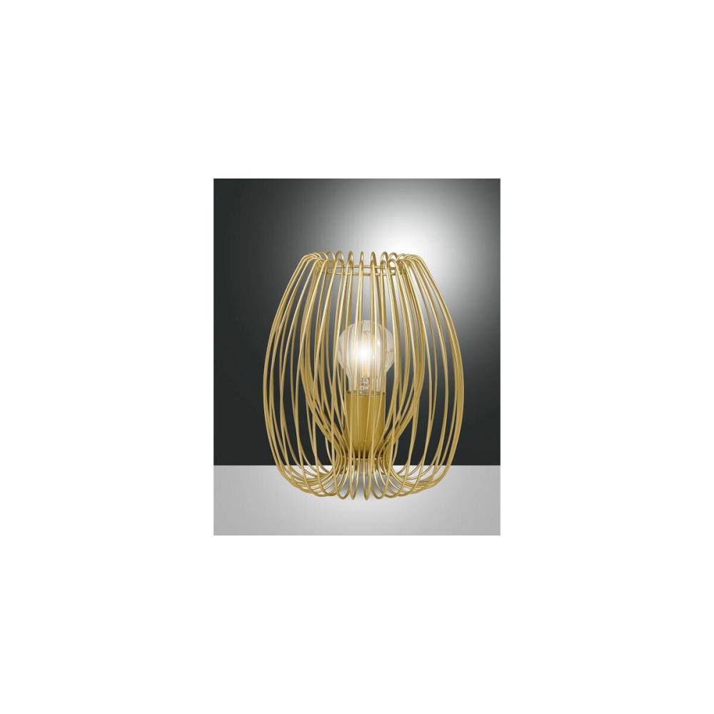 Fabas Luce 3677-34-225 Tischleuchte Camp 24cm gold E27 Bild 1