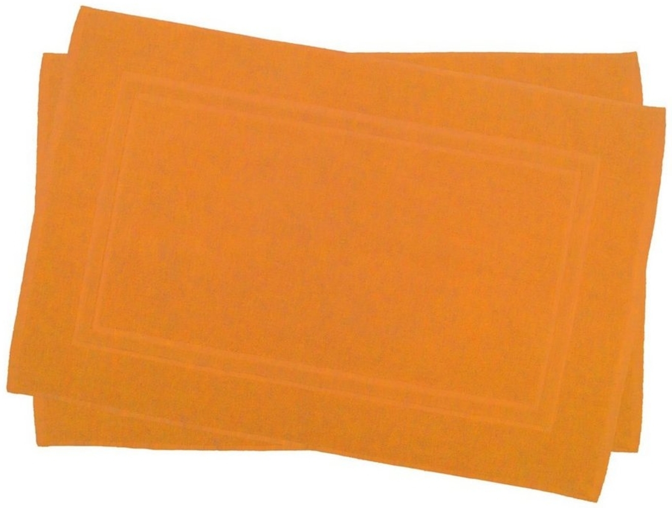 Julie Julsen Badematte 2-Badematte-Orange-50 x 80 cm, Baumwolle, Doppelrahmen Bild 1