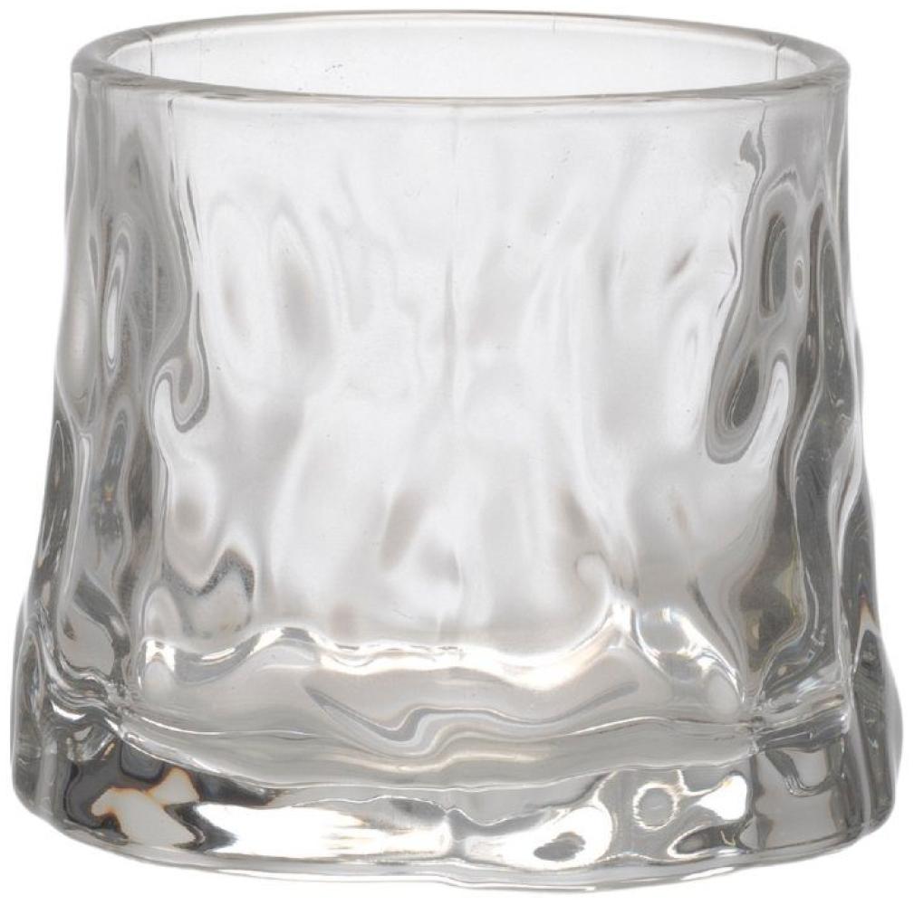 Zoha 2er Set Whiskyglas Whisky Iceberg - Glas Wasserglas Saft - 180 ml, Glas, Bewegbar - Trinkglas Cocktailgläser Eiskaffeegläser Tee Saft Bild 1