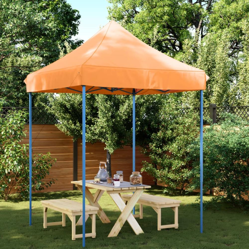 vidaXL Partyzelt Faltbar Pop-Up Orange 200x200x306 cm 4004985 Bild 1