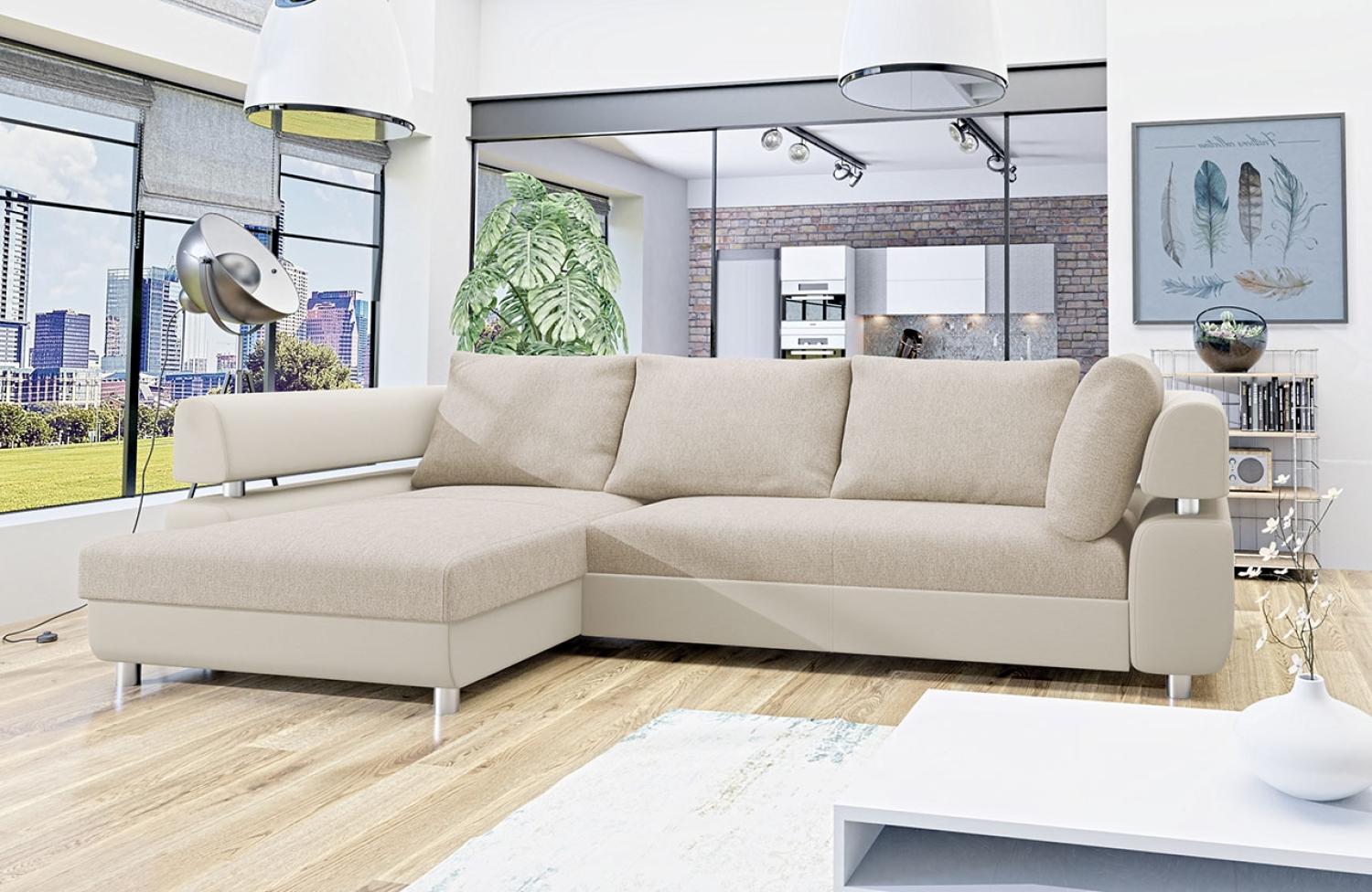 Ecksofa Panama, Seite: Links OT-2R, Farbe: Soft 033 + Soro 21 Bild 1