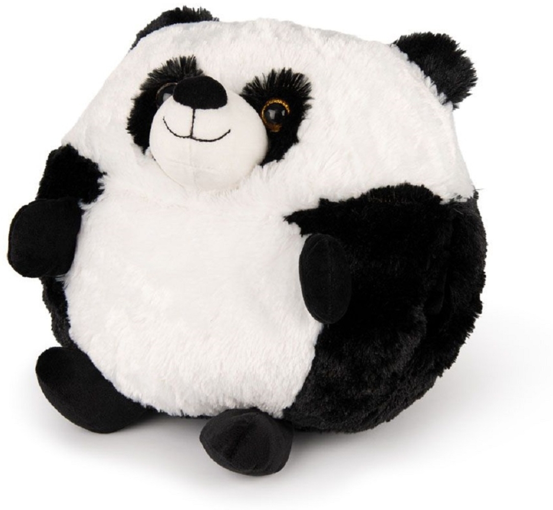 Noxxiez Kuschel-Kissen Handwärmer – Niedliches Kuscheltier für warme Hände Panda Bild 1