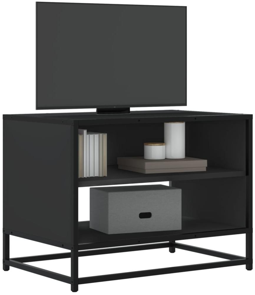 vidaXL TV-Schrank Schwarz 61x40x46 cm Holzwerkstoff und Metall 848879 Bild 1