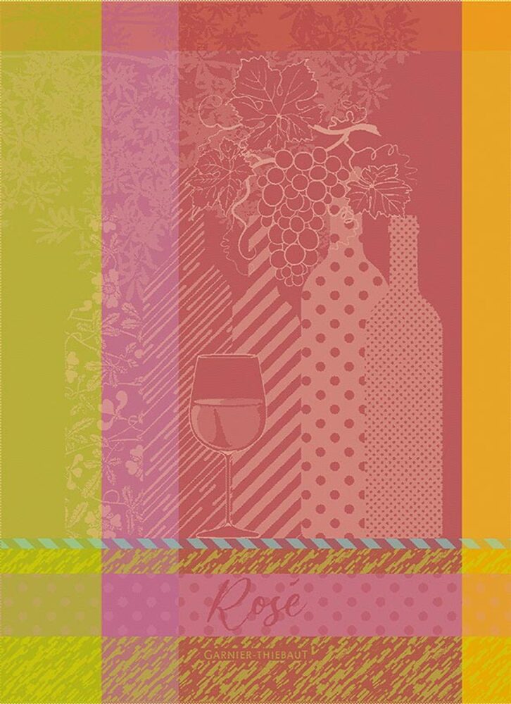 Garnier-Thiebaut Geschirrtuch Vin Rose Fruite 56x77 cm Bild 1