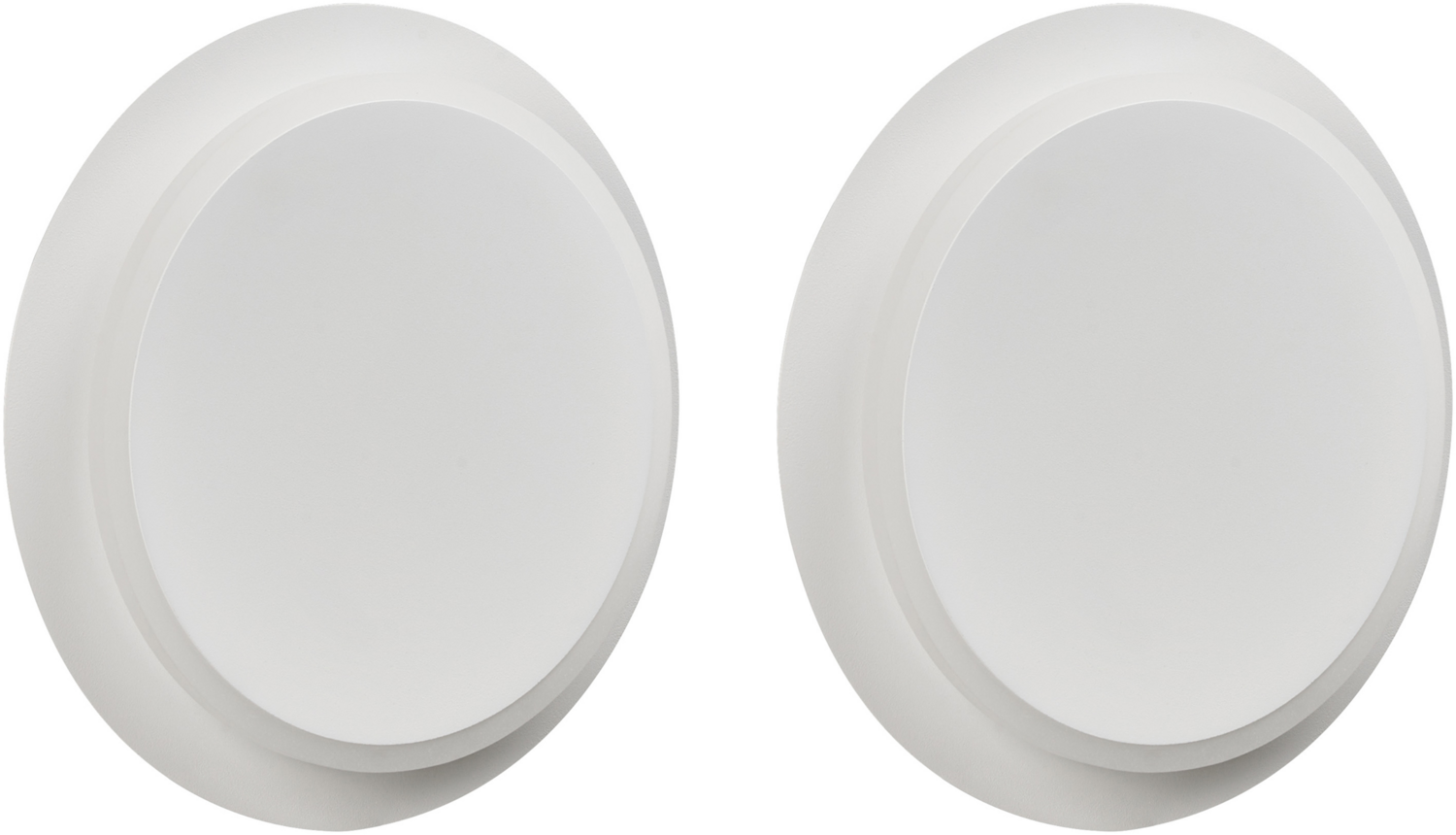 Wandlampe 2er Set SEMNON LED Metall Weiß Bild 1