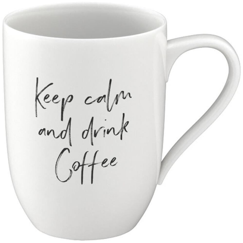 Villeroy & Boch Statement Becher mit Henkel Keep calm Bild 1