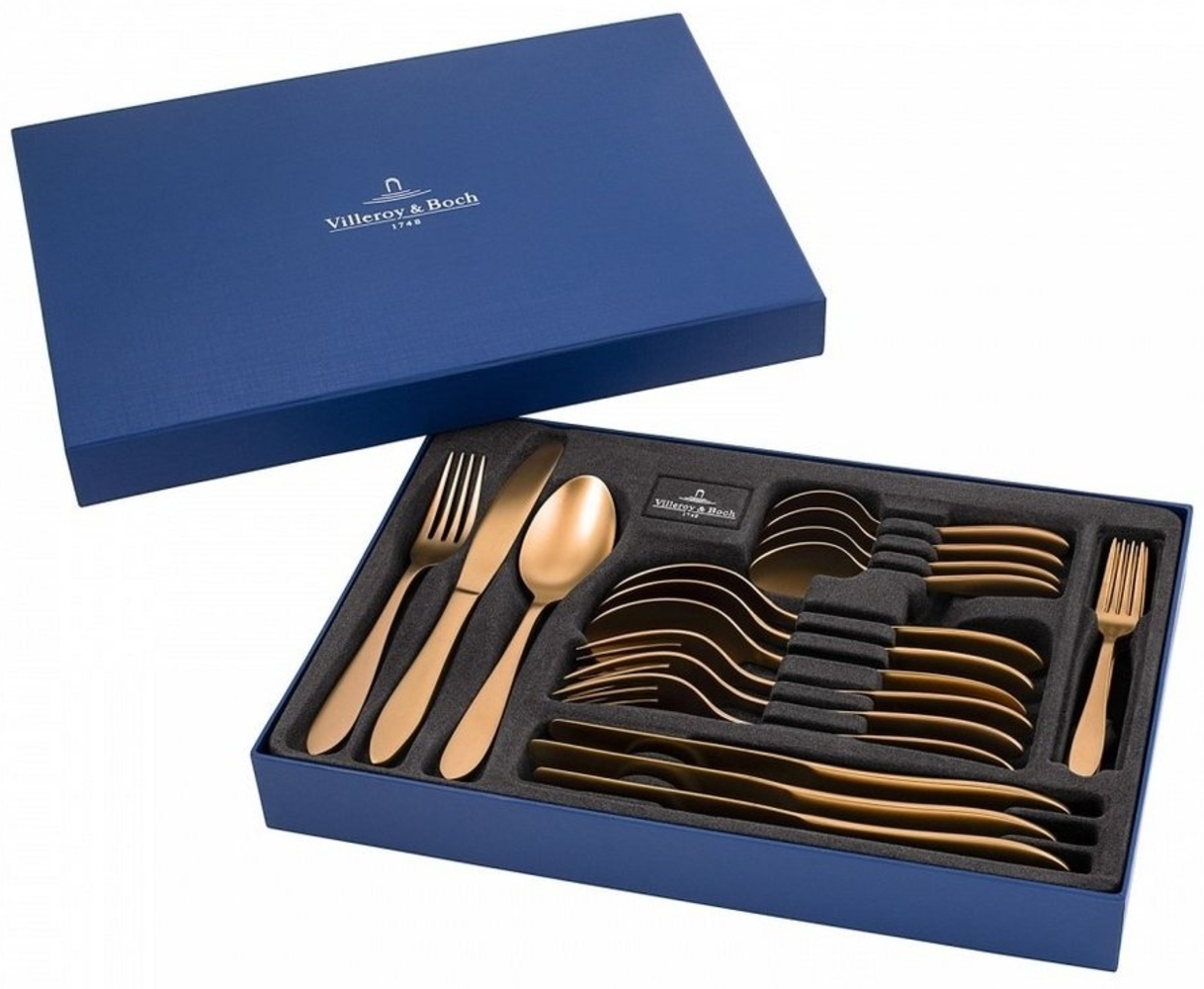Tafelbesteck 20tlg. 380 x 260 x 50 mm Manufacture Cutlery Villeroy und Boch Menü-Besteck-Set, Spülmaschinenfest Bild 1