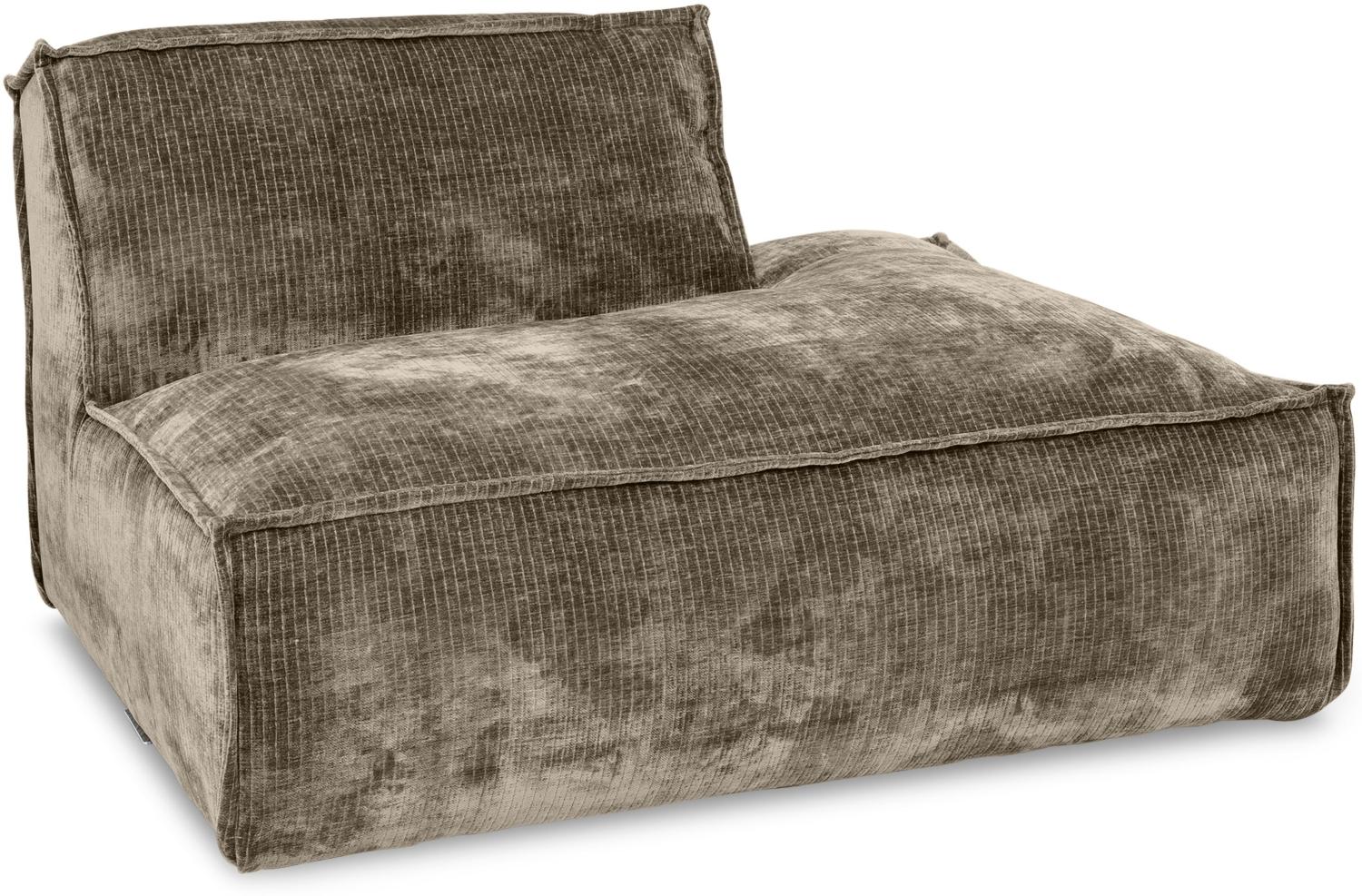 Ottomane SANSIBAR RANTUM (BHT 138 x 79 x 104 cm) BHT 138 x 79 x 104 cm braun Recamiere Chaiselongue Bild 1