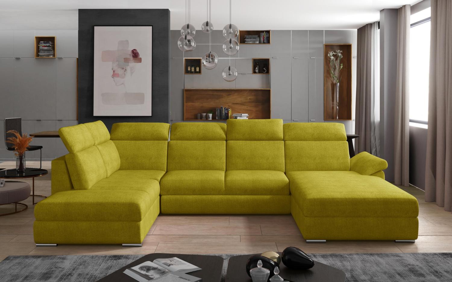 Wohnideebilder Evanell Gelb Ecksofas & Eckcouches Evl_29 Bild 1