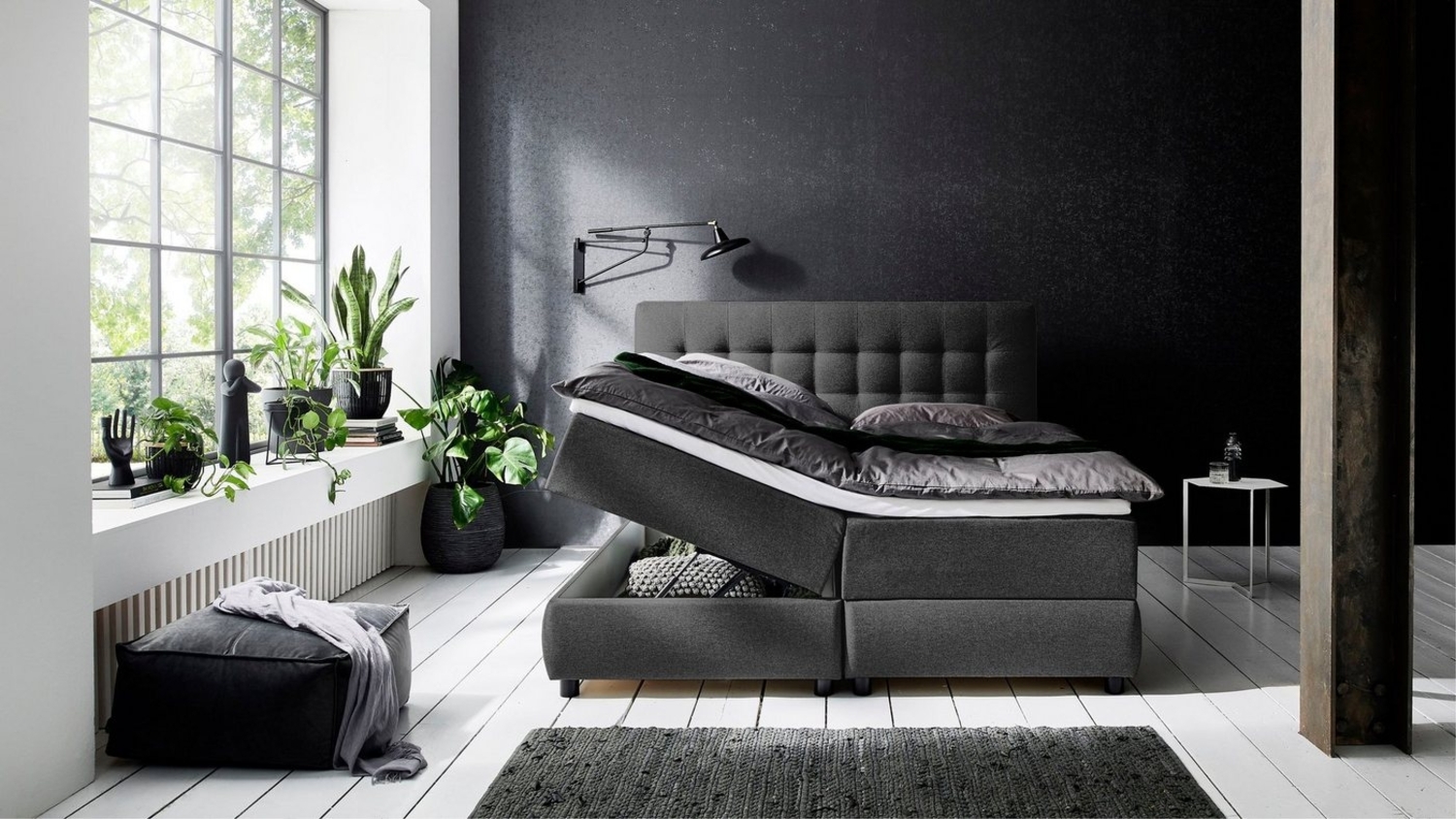 ATLANTIC home collection Boxbett LILO, inkl. Bettkasten und Topper Bild 1