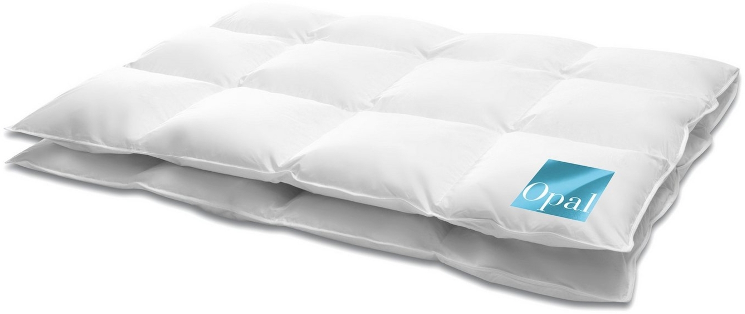 HANSKRUCHEN Daunenbettdecke OPAL, Füllung: 90% Daunen, 10% Federn, Bezug: 100% Baumwolle, allergikerfreundlich Bild 1